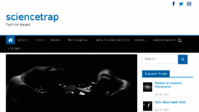What Sciencetrap.com website looked like in 2017 (6 years ago)
