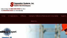 What Separationsystems.com website looked like in 2017 (6 years ago)