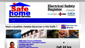 What Stafford-electrician.co.uk website looked like in 2017 (6 years ago)