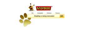 What Stopdog.com website looked like in 2017 (6 years ago)