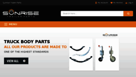 What Sunrisetrailerparts.com.au website looked like in 2017 (6 years ago)
