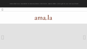 What Shopamala.com website looked like in 2017 (6 years ago)