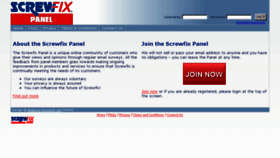 What Screwfixpanel.com website looked like in 2017 (6 years ago)