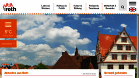 What Stadt-roth.de website looked like in 2017 (6 years ago)