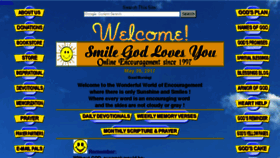 What Smilegodlovesyou.org website looked like in 2017 (6 years ago)