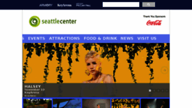 What Seattlecenter.com website looked like in 2017 (6 years ago)