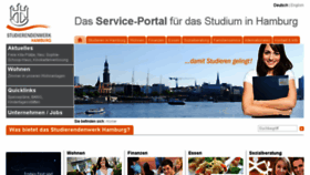 What Studierendenwerk-hamburg.de website looked like in 2017 (6 years ago)