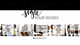What Styleyoursenses.com website looked like in 2017 (6 years ago)