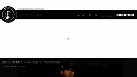 What Southsidesox.com website looked like in 2017 (6 years ago)