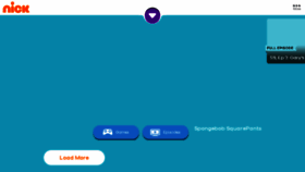 What Spongebob.com website looked like in 2017 (6 years ago)
