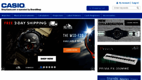 What Shopcasio.com website looked like in 2017 (6 years ago)