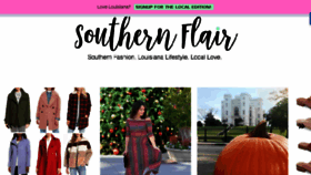 What Southernflairblog.com website looked like in 2017 (6 years ago)
