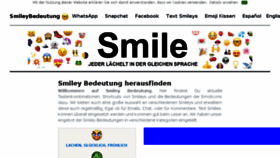 What Smileybedeutung.com website looked like in 2017 (6 years ago)
