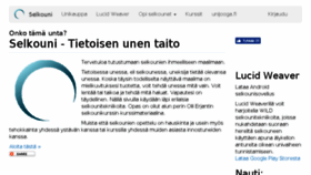 What Selkouni.fi website looked like in 2017 (6 years ago)