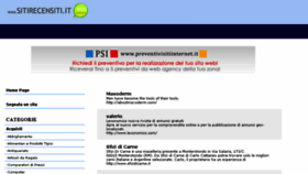 What Sitirecensiti.it website looked like in 2017 (6 years ago)