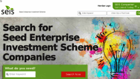 What Seis.co.uk website looked like in 2017 (7 years ago)