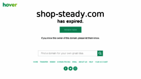 What Shop-steady.com website looked like in 2017 (6 years ago)