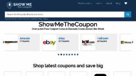 What Showmethecoupon.com website looked like in 2017 (6 years ago)