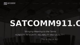 What Satcomm911.com website looked like in 2017 (6 years ago)