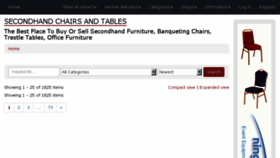 What Secondhand-chairs-and-tables.co.uk website looked like in 2017 (6 years ago)