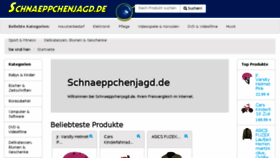 What Schnaeppchenjagd.de website looked like in 2017 (6 years ago)