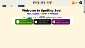 What Spelling-bee.com website looked like in 2017 (6 years ago)