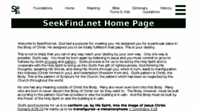 What Seekfind.net website looked like in 2017 (6 years ago)