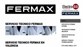 What Serviciotecnicofermax.com website looked like in 2017 (6 years ago)