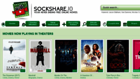 What Sockshare.io website looked like in 2017 (6 years ago)