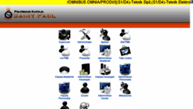 What Siakad.poltekstpaul.ac.id website looked like in 2017 (6 years ago)