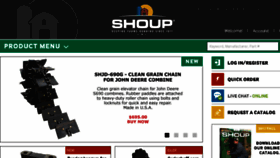 What Shoupparts.com website looked like in 2017 (6 years ago)