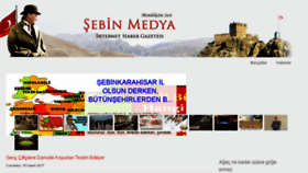 What Sebinmedya.net website looked like in 2017 (6 years ago)