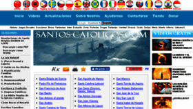 What Santos-catolicos.com website looked like in 2017 (6 years ago)