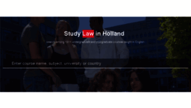 What Studyinholland.co.uk website looked like in 2017 (6 years ago)