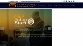 What Shawndoylemotivates.com website looked like in 2017 (6 years ago)