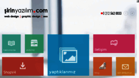 What Sirinyazilim.com website looked like in 2017 (6 years ago)