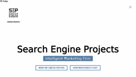 What Searchengineprojects.com website looked like in 2017 (6 years ago)