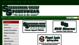 What Svsportswear.com website looked like in 2017 (6 years ago)