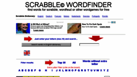 What Scrabblewordfinder.eu website looked like in 2017 (6 years ago)