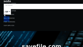 What Savefile.com website looked like in 2017 (6 years ago)