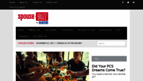 What Spousebuzz.com website looked like in 2017 (6 years ago)