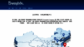 What Swagelok.com.cn website looked like in 2017 (6 years ago)