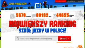 What Superprawojazdy.pl website looked like in 2017 (8 years ago)
