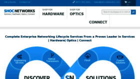 What Shocnetworks.com website looked like in 2017 (6 years ago)