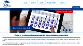 What Sbaeduca.sk website looked like in 2017 (6 years ago)