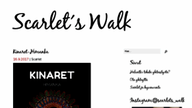 What Scarletswalk.com website looked like in 2017 (6 years ago)
