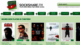 What Sockshare.fm website looked like in 2017 (6 years ago)