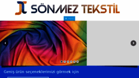 What Sonmezteks.com website looked like in 2017 (6 years ago)