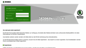 What Skoda-presse.de website looked like in 2017 (6 years ago)
