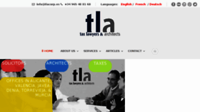 What Spanishsolicitors.com website looked like in 2017 (6 years ago)